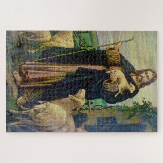 JESUS CHRIST THE GOOD SHEPHERHERHERD PUZZLE (Horizontal)