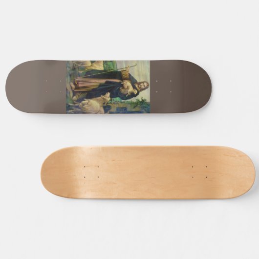 JESUS CHRIST THE GOOD SHEPHERHERHERD SKATEBOARD (Horizontal)