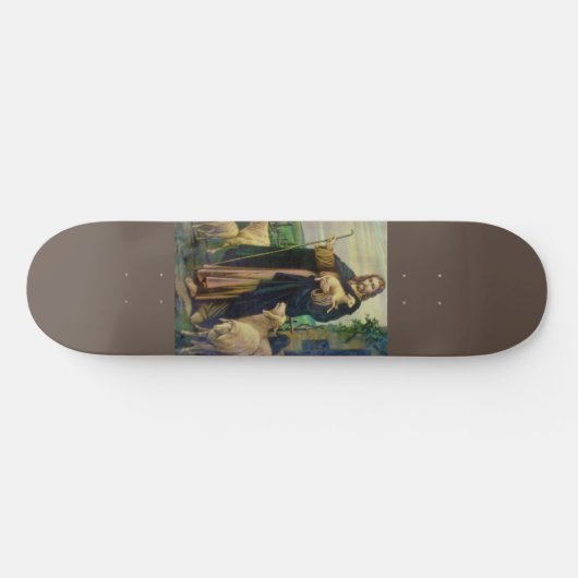 JESUS CHRIST THE GOOD SHEPHERHERHERD SKATEBOARD (Horizontal)