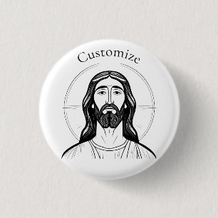 Jesus Christ Thunder_Cove Button