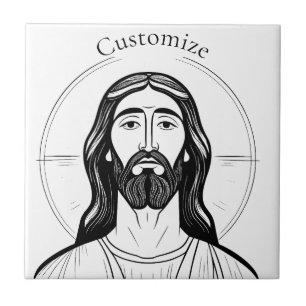 Jesus Christ Thunder_Cove Fliese