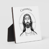 Jesus Christ Thunder_Cove Fotoplatte (Vorderseite)
