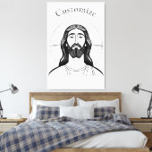 Jesus Christ Thunder_Cove Leinwanddruck (Insitu (Schlafzimmer))