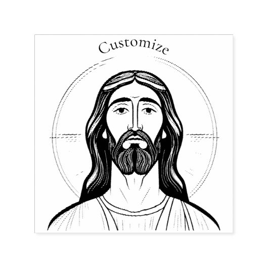 Jesus Christ Thunder_Cove Permastempel (Design)