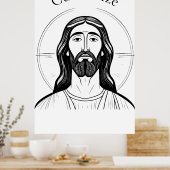 Jesus Christ Thunder_Cove Poster (Küche)