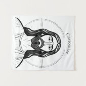 Jesus Christ Thunder_Cove Wandteppich (Vorderseite (Horizontal))