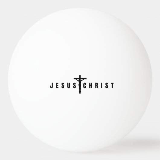 Jesus Christ Tischtennisball (Vorderseite)