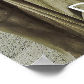 Jesus Christ trägt Cross Poster (Ecke)