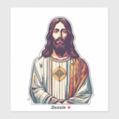 Jesus Christ und Retter Auto Aufkleber (Blatt)