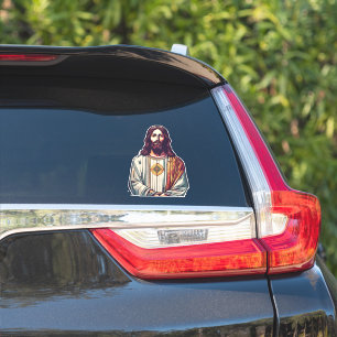 Jesus Christ und Retter Auto Aufkleber