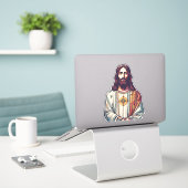 Jesus Christ und Retter Auto Aufkleber (Laptop auf Schreibtisch)