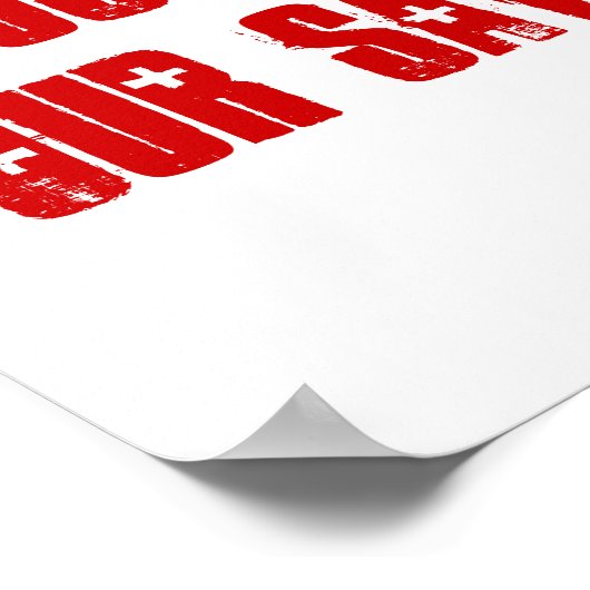 JESUS CHRIST UNSERES SAVIOR-Poster Poster (Ecke)