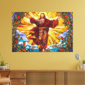Jesus Christ verkleidete Glaskunst Leinwand (Insitu (Wohnzimmer))
