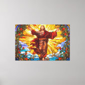 Jesus Christ verkleidete Glaskunst Leinwand (Vorderseite)