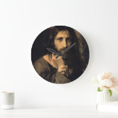 Jesus Christ von Georg Cornicelius Große Wanduhr (Zuhause)