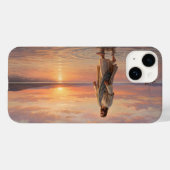 Jesus Christ Walking on Water iPhone Case (Rückseite (Horizontal))