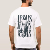 Jesus Christ walking T-Shirt (Rückseite)