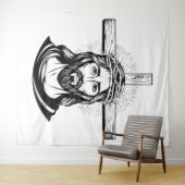 Jesus Christ Wandteppich (Beispiel (Horizontal))