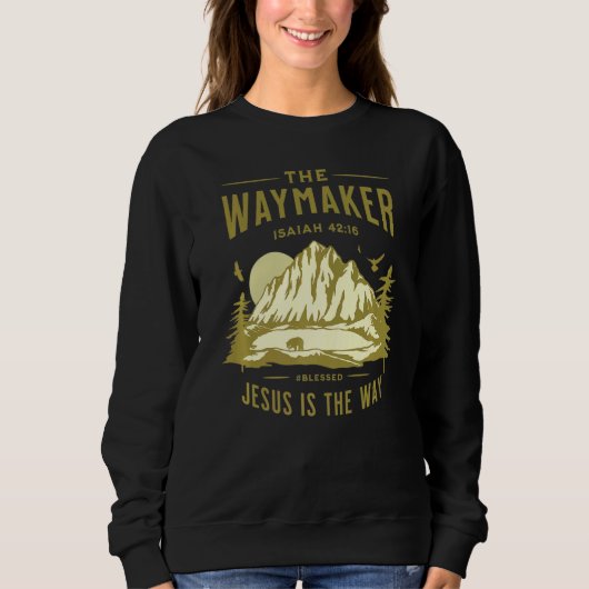 Jesus Christ Waymaker Sweatshirt (Vorderseite)