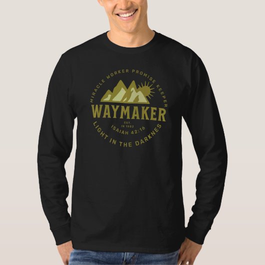 Jesus Christ Waymaker T-Shirt (Vorderseite)
