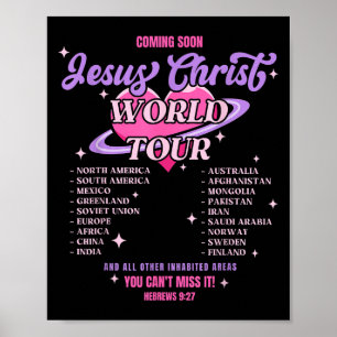 Jesus Christ World Tour kommt bald, das könnt ihr Poster