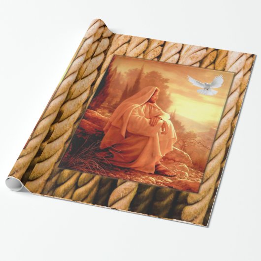 Jesus Christ Wrapping Paper Geschenkpapier (Ungerollt)