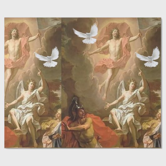 Jesus Christ Wrapping Paper Geschenkpapier (Flach)