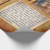 Jesus Christ Wrapping Paper Geschenkpapier (Ecke)