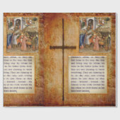 Jesus Christ Wrapping Paper Geschenkpapier (Flach)