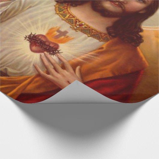 Jesus Christ Wrapping Paper Geschenkpapier (Ecke)