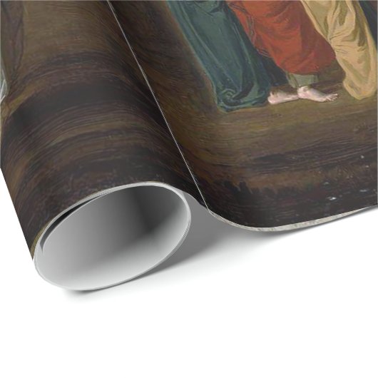 Jesus Christ Wrapping Paper Geschenkpapier (Rolleneckpunkt)