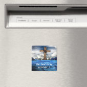 Jesus Christentum Kreuz mit Bibelschrift Magnet (In Situ (Geschirrspüler))