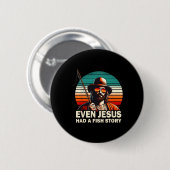 Jesus Christian B Fischen Selbst Jesus Hatte Fisch Button (Vorne & Hinten)