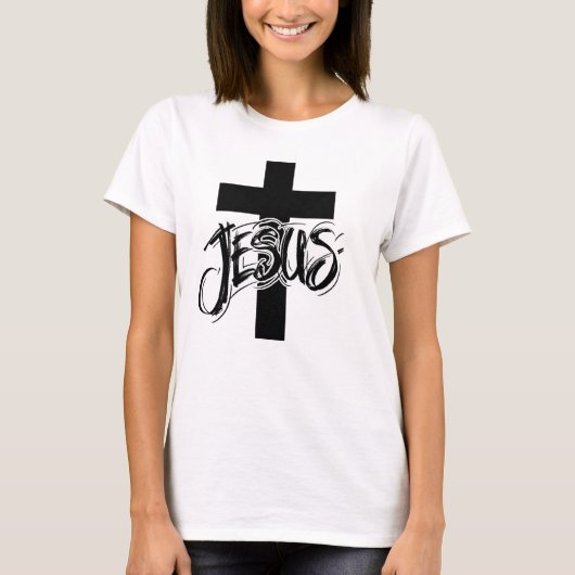 "JESUS" Christian men T-Shirt (Vorderseite)