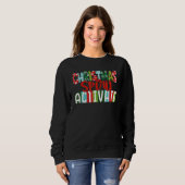 Jesus Christians Christmas Spirit Activate Religio Sweatshirt (Vorne ganz)