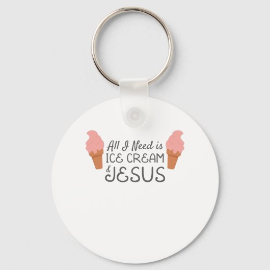 Jesus Christlich alles, was ich brauche, ist Eiscr Schlüsselanhänger (Vorderseite)