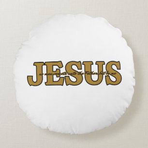 Jesus Christlich Faith John 14:6 KJV Bible Verse Rundes Kissen