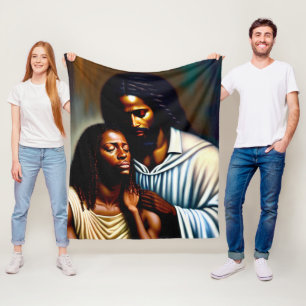Jesus Christlich Fleece Blanket