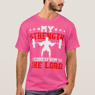 Jesus Christlich Gym Workout Weightlift Fitness T-Shirt