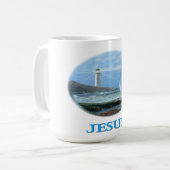 Jesus Christlich Kaffeetasse (Vorderseite Links)