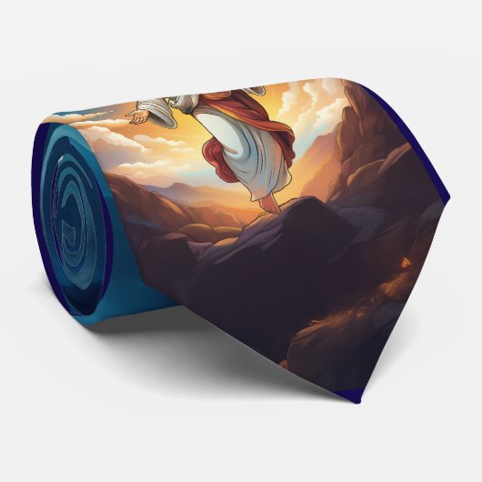 Jesus Christlich Krawatte (Gerollt)