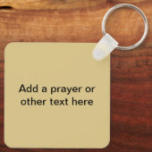 Jesus Christlich Schlüsselanhänger (Rückseite)