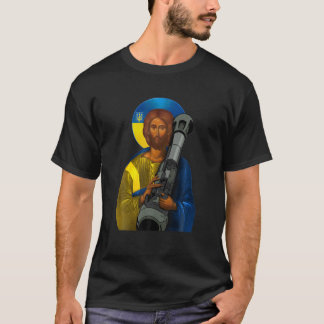 Jesus Christlich stehe ich mit ukrainischer Flora T-Shirt