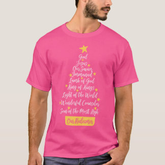 Jesus Christlich unseren Erlöser Weihnachten Weihn T-Shirt