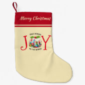 JESUS | Christlich | WELTVERKEHR | festlich Kleiner Weihnachtsstrumpf (Vorderseite)