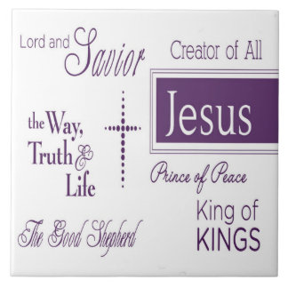 JESUS Christliche Keramik Tile Trivit Hot Pad~Savi Fliese