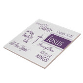 JESUS Christliche Keramik Tile Trivit Hot Pad~Savi Fliese (Seite)
