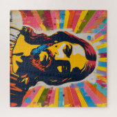 Jesus Christliche Pop Art Puzzle (Horizontal)