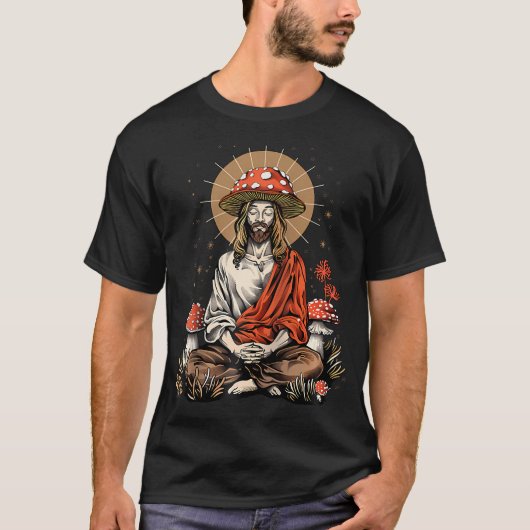 Jesus Christlicher religiöser Kernmuskelhut T-Shirt (Vorderseite)