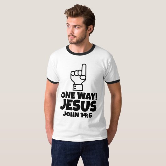 JESUS CHRISTLICHER T - SHIRT (Vorne ganz)